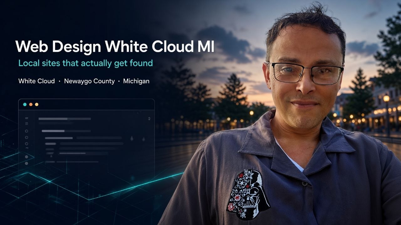 Web design White Cloud MI — local sites that actually get found; White Cloud, Newaygo County, Michigan